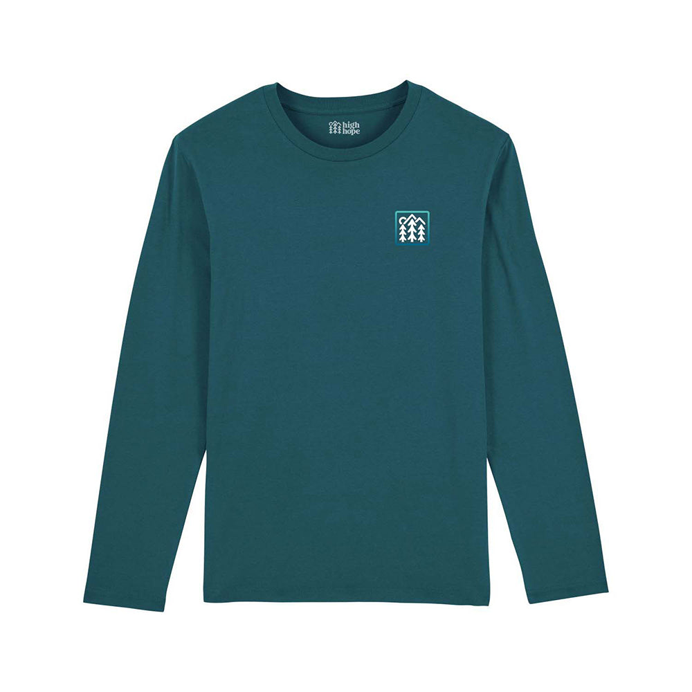 Campervan & Mountains Long Sleeve / Back Print