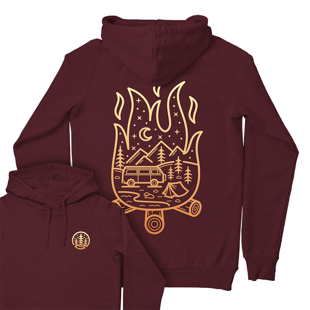 Campfire Hoodie / Back Print