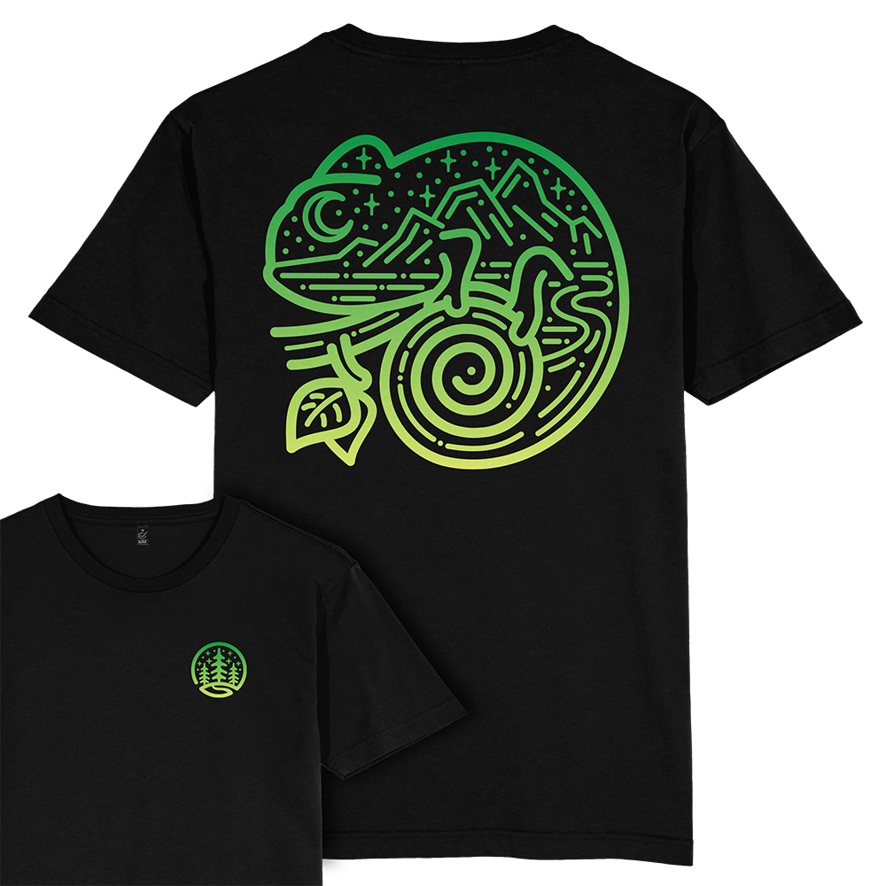 Chameleon T-shirt / Back Print