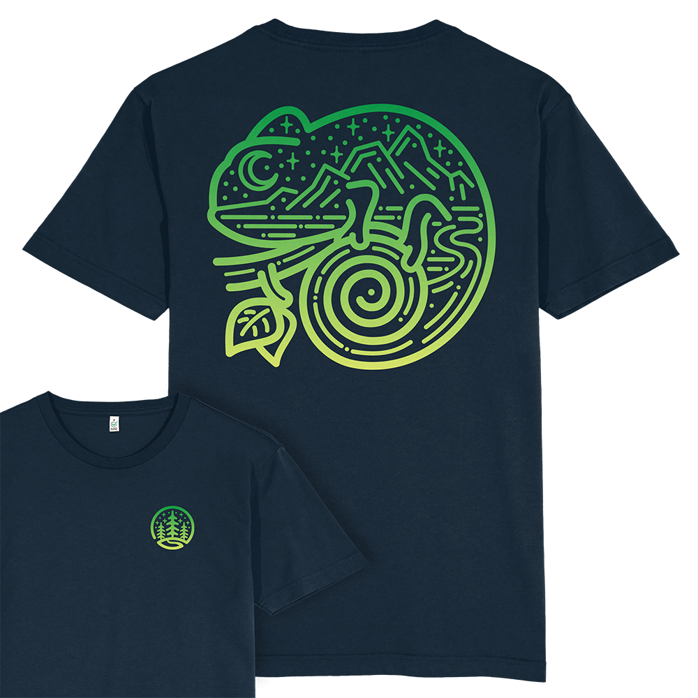 Chameleon T-shirt / Back Print