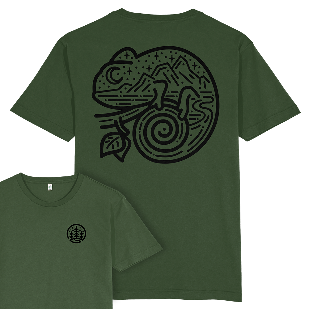 Chameleon T-shirt / Back Print