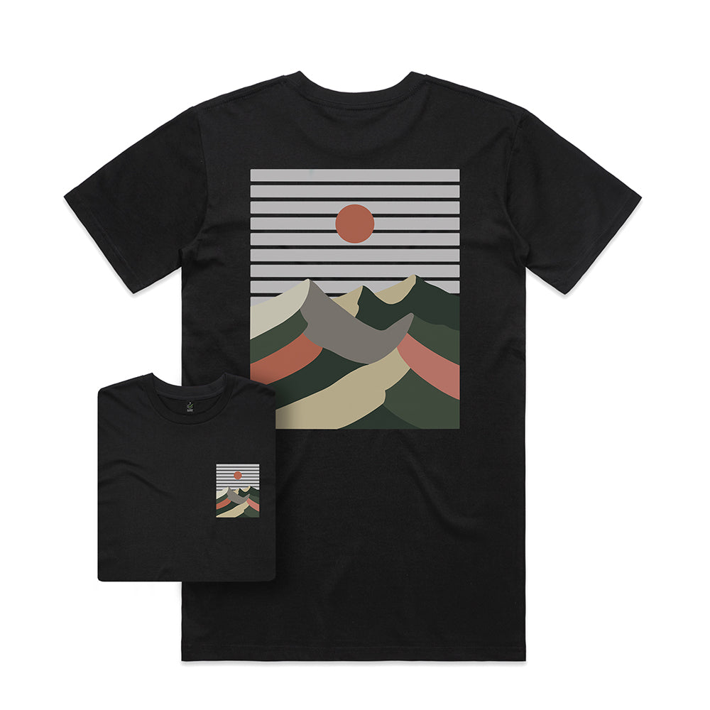 Distant Peaks T-shirt / Back Print