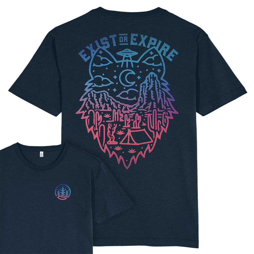 Exist or Expire T-shirt / Back Print