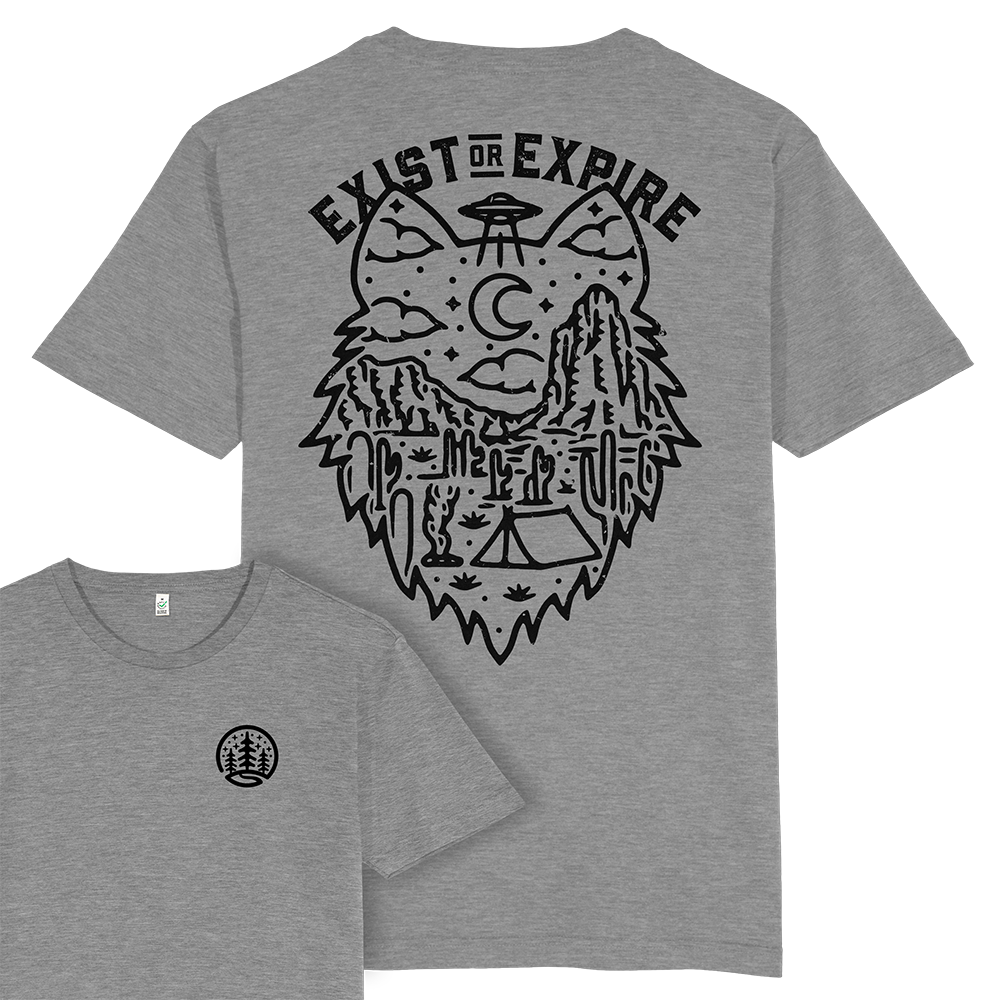 Exist or Expire T-shirt / Back Print