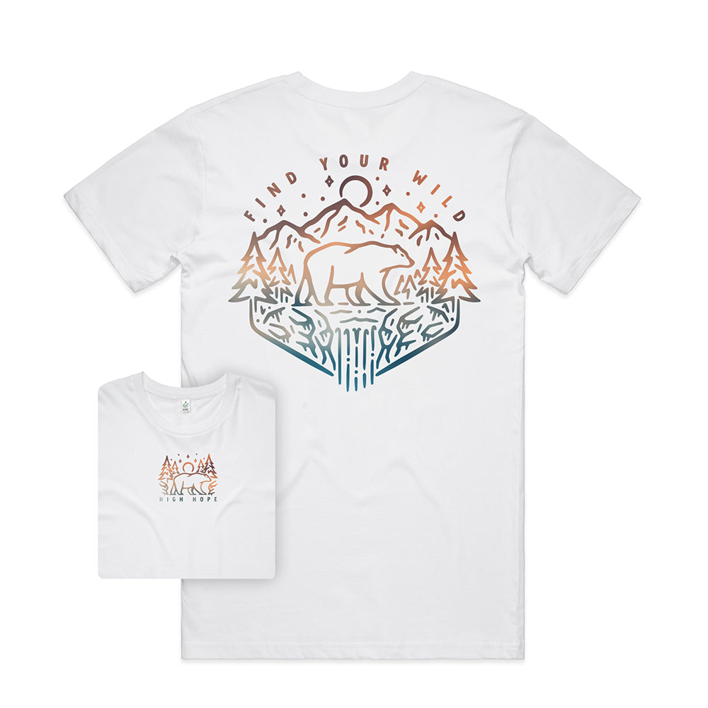 Find Your Wild T-shirt / Back Print