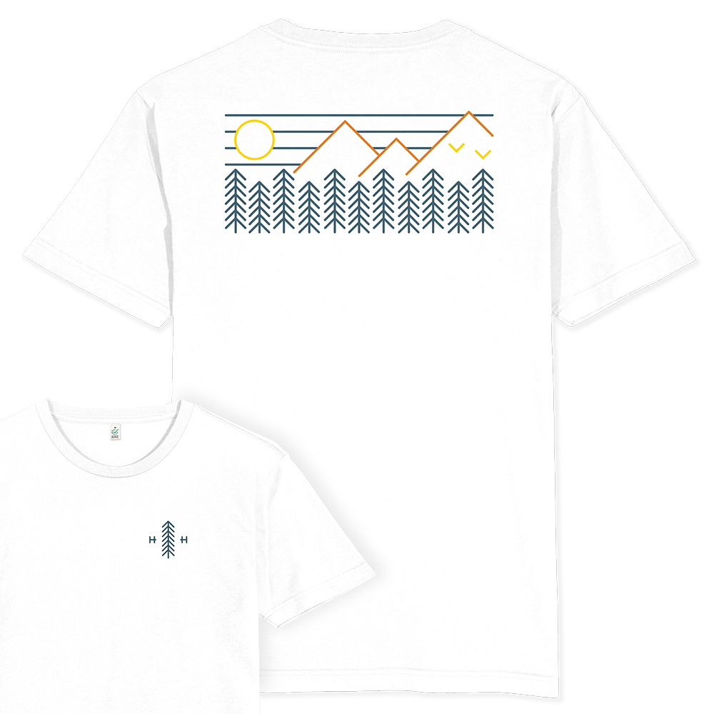 Forest Mountains T-shirt / Back Print