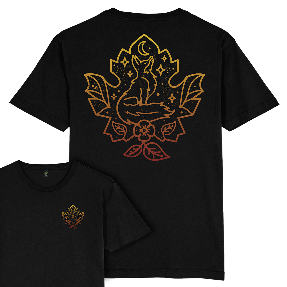 Fox Leaf T-shirt / Back Print