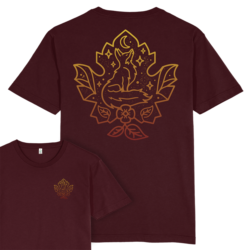 Fox Leaf T-shirt / Back Print