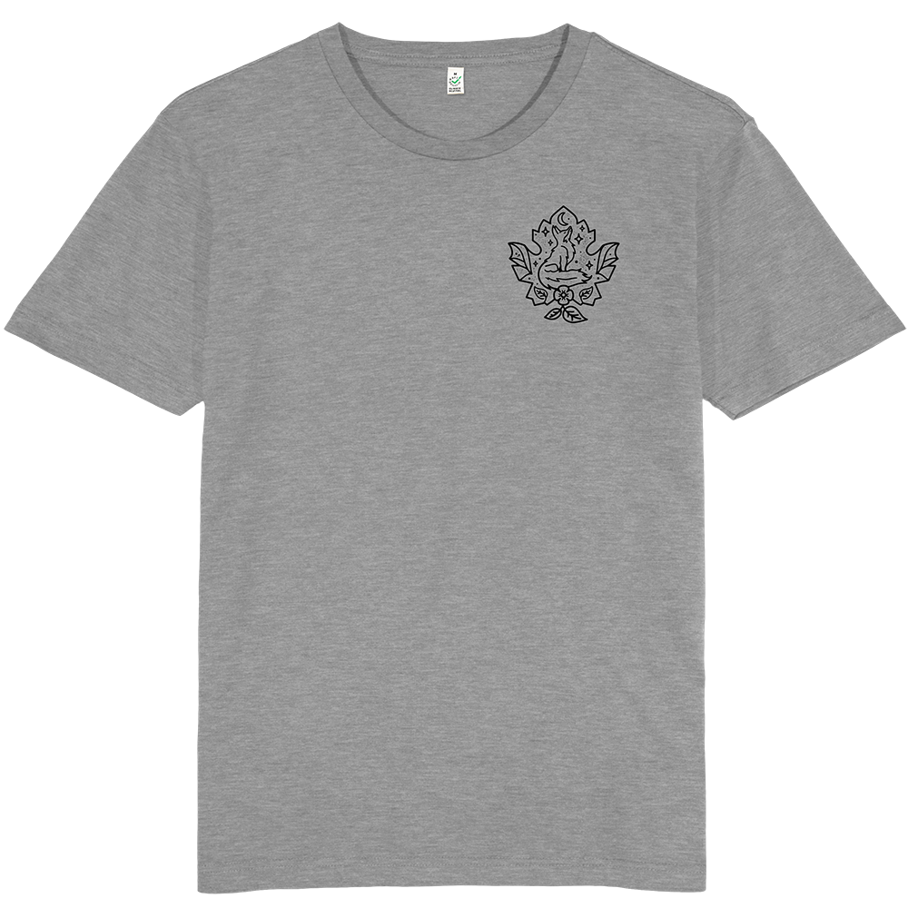 Fox Leaf T-shirt / Pocket Print