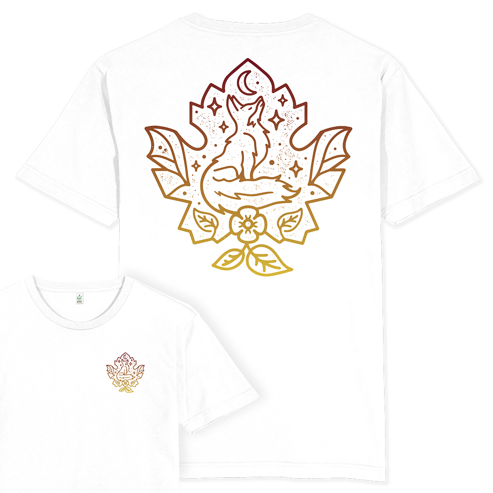Fox Leaf T-shirt / Back Print