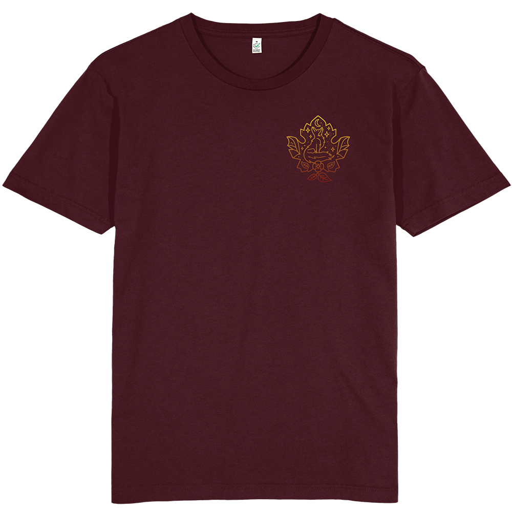 Fox Leaf T-shirt / Pocket Print