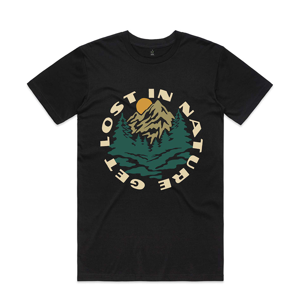 Get Lost in Nature T-shirt / Front Print