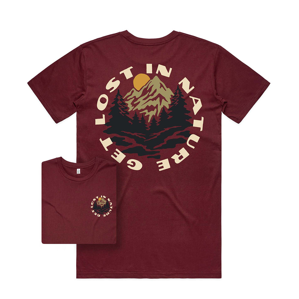Get Lost in Nature T-shirt / Back Print