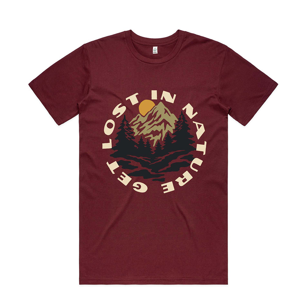 Get Lost in Nature T-shirt / Front Print