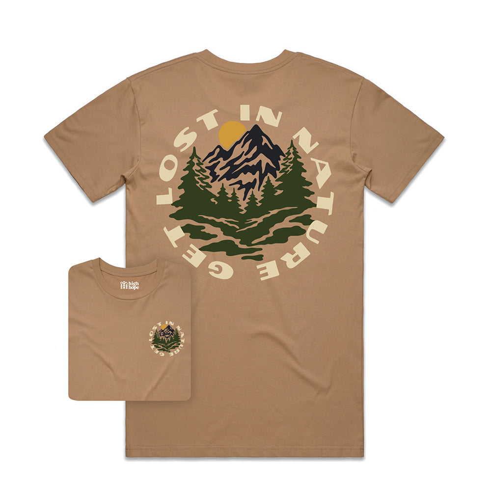 Get Lost in Nature T-shirt / Back Print