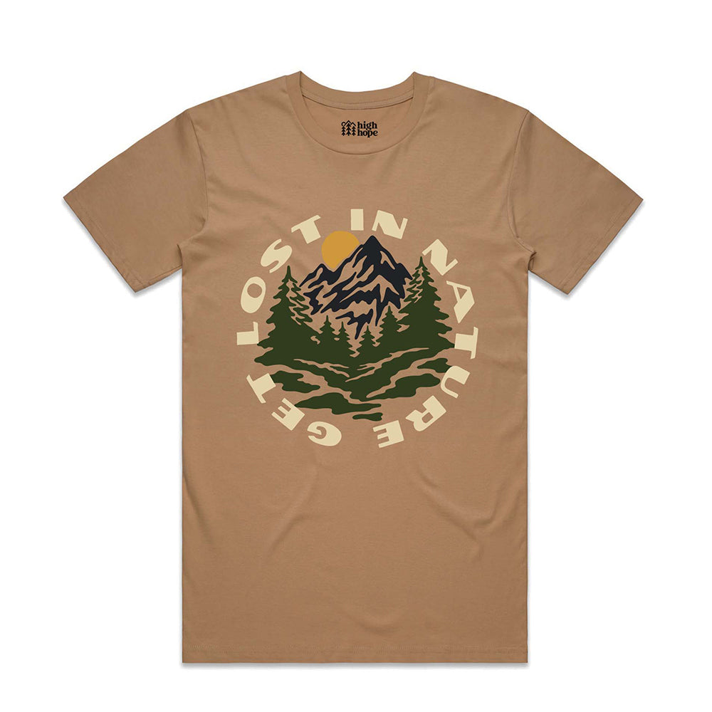 Get Lost in Nature T-shirt / Front Print