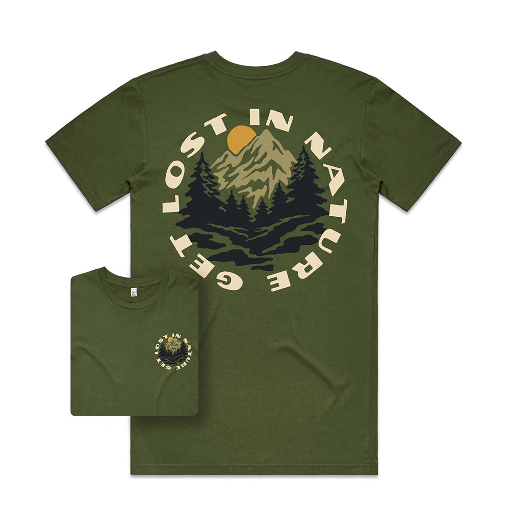 Get Lost in Nature T-shirt / Back Print