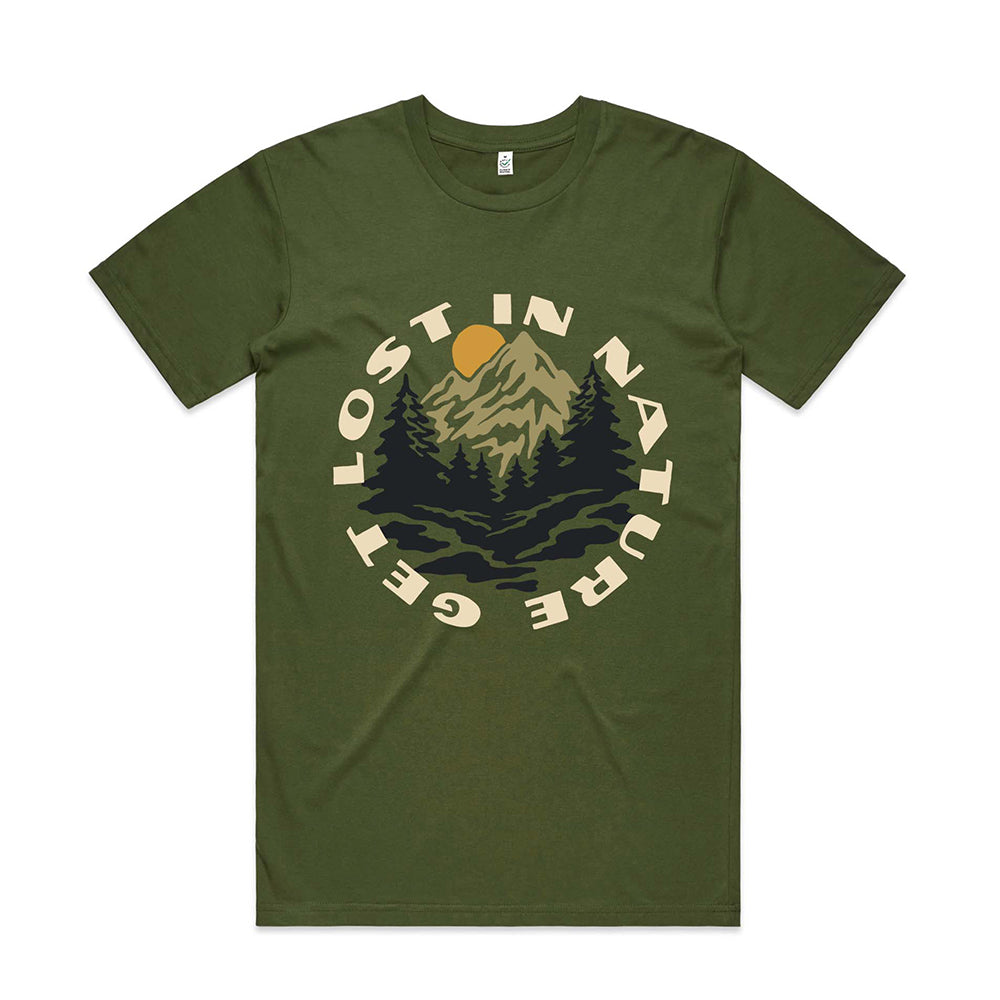 Get Lost in Nature T-shirt / Front Print
