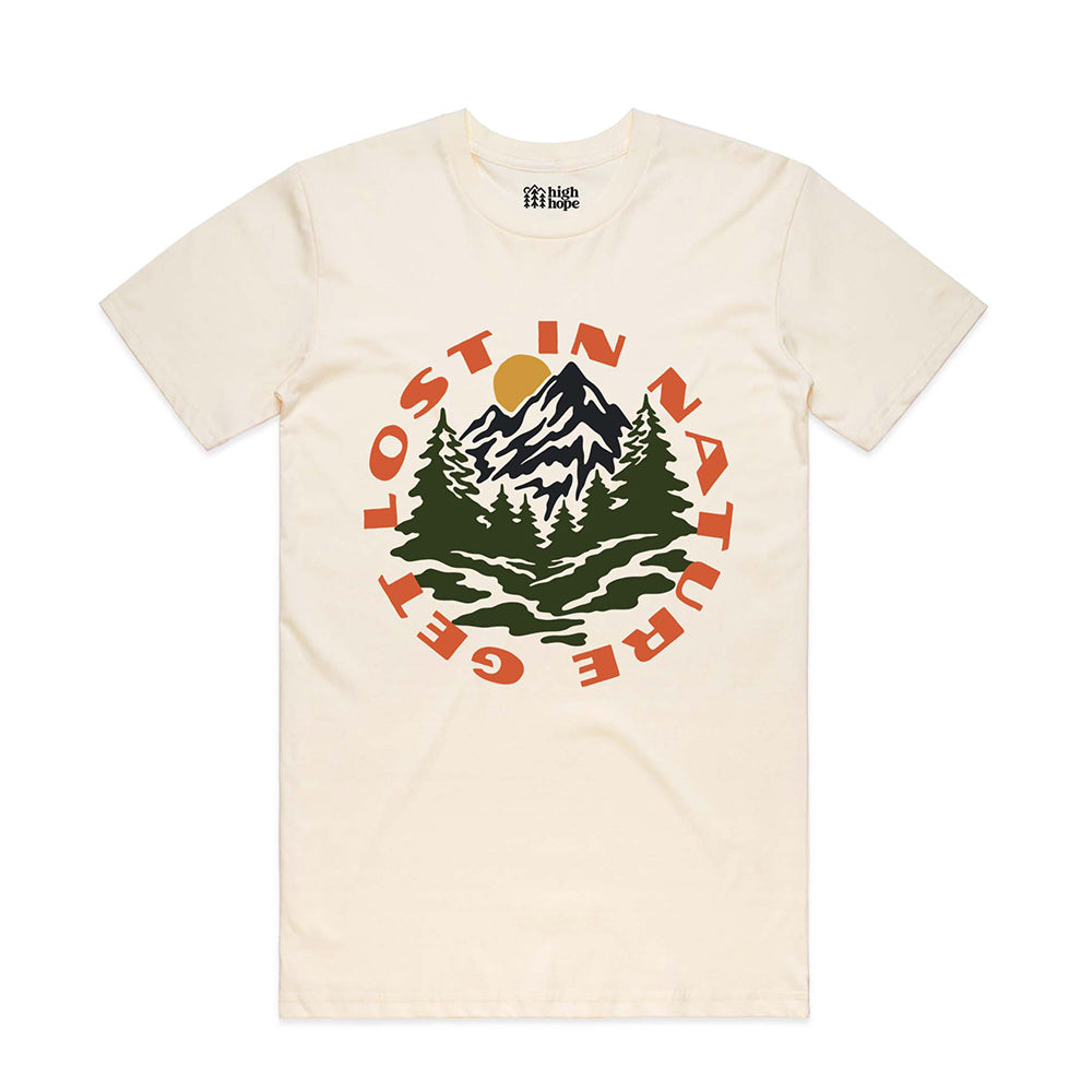 Get Lost in Nature T-shirt / Front Print