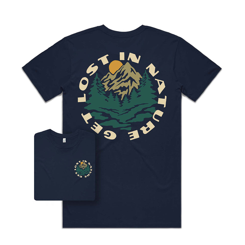 Get Lost in Nature T-shirt / Back Print