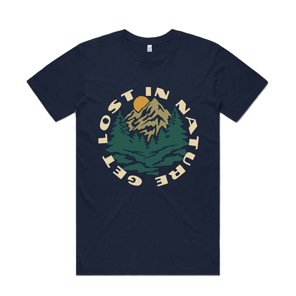 Get Lost in Nature T-shirt / Front Print