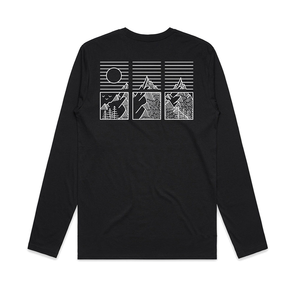 High Peaks Long Sleeve / Back Print