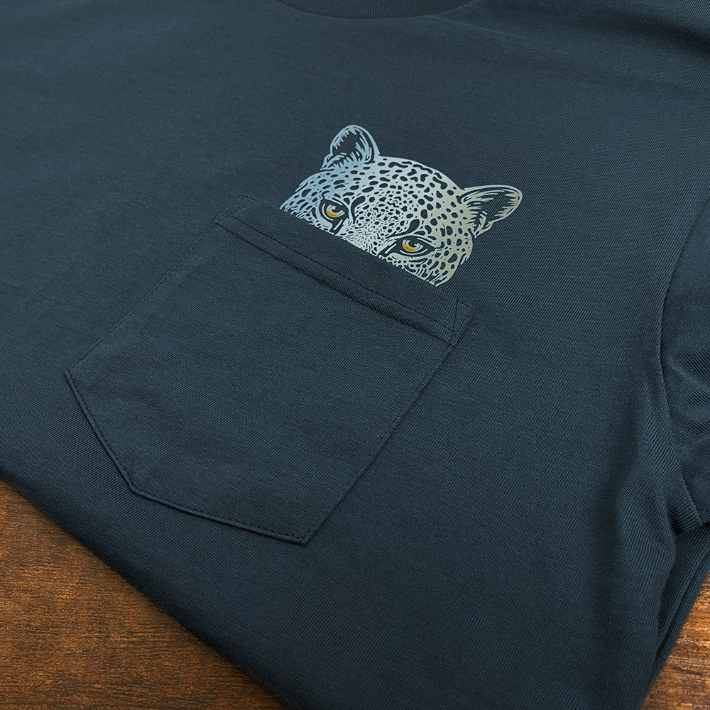 Snow Leopard Heavyweight Pocket Tee