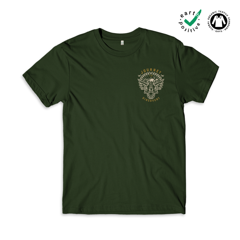 Journey to Discovery T-shirt / Pocket Print