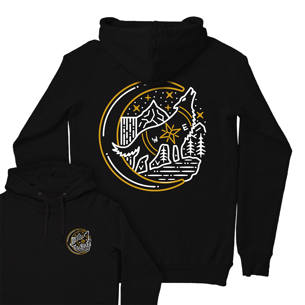 Lone Wolf Hoodie / Back Print