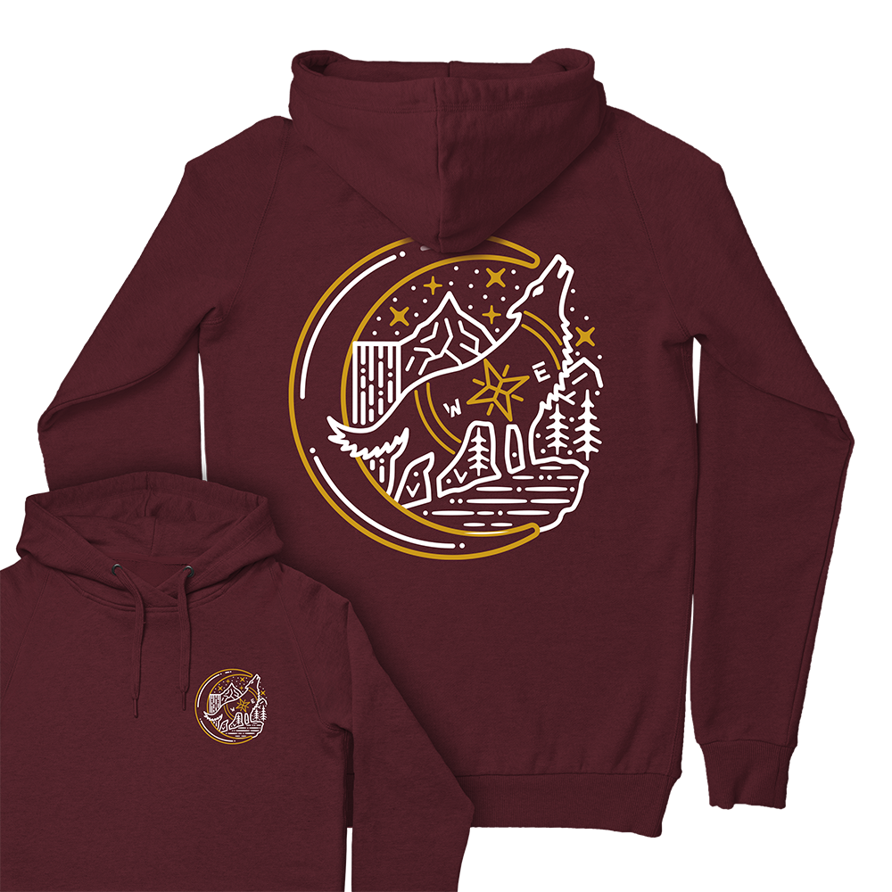 Lone Wolf Hoodie / Back Print