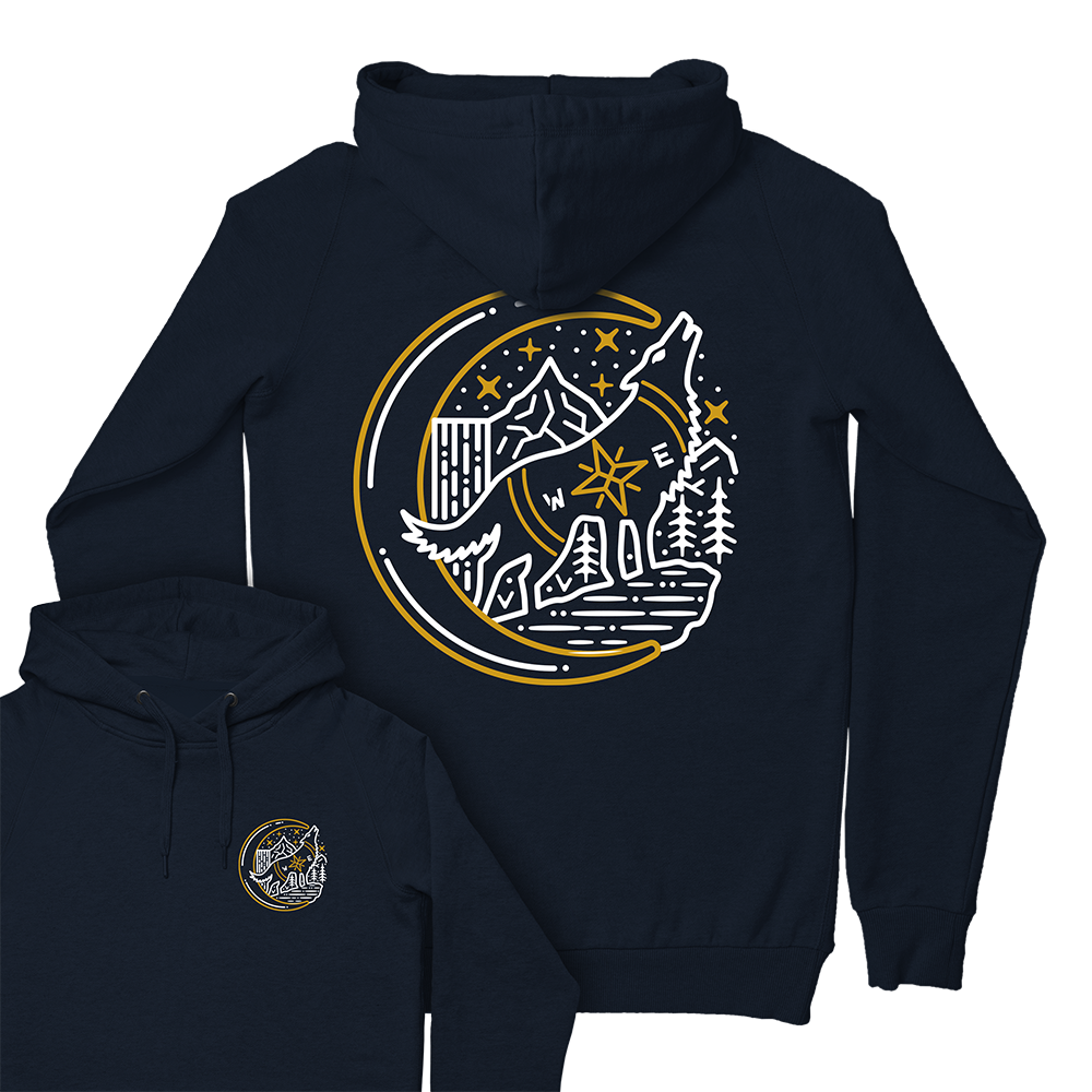 Lone Wolf Hoodie / Back Print