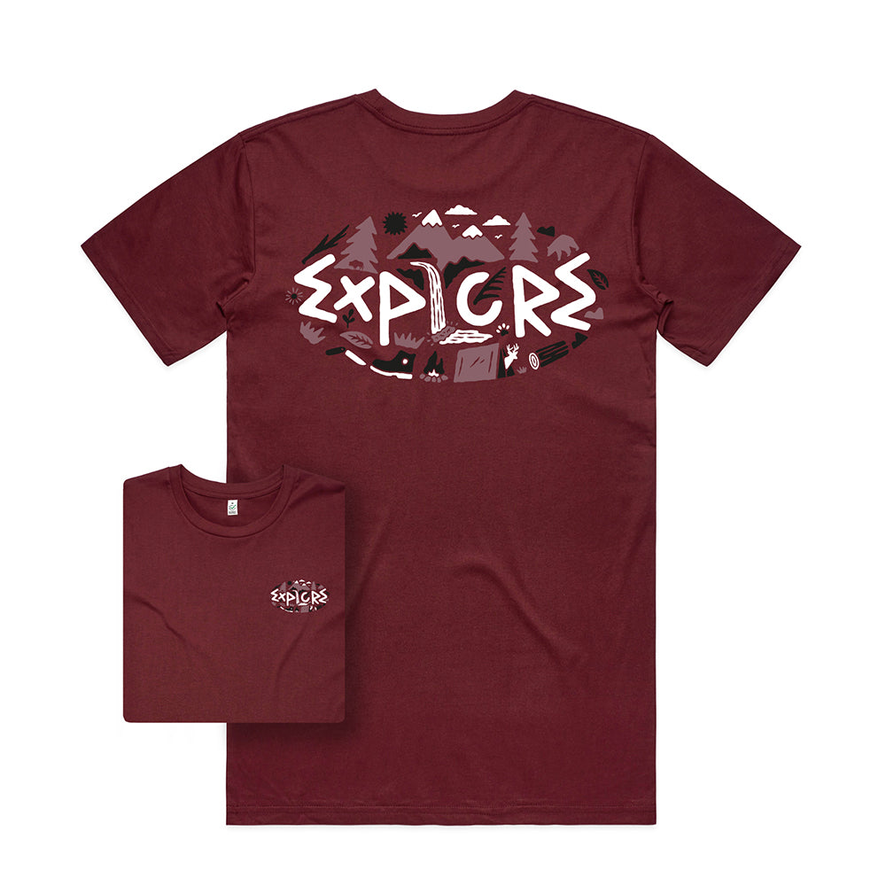 Montage Explore T-shirt / Back Print