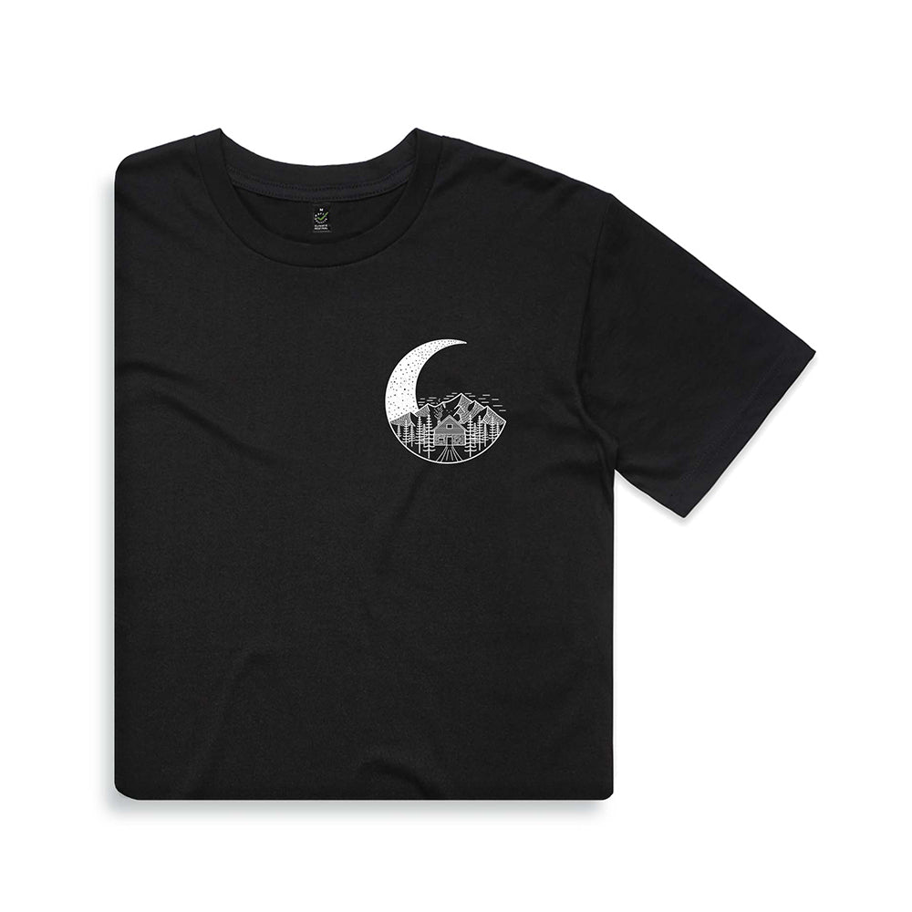 Moon Scene T-shirt / Pocket Print