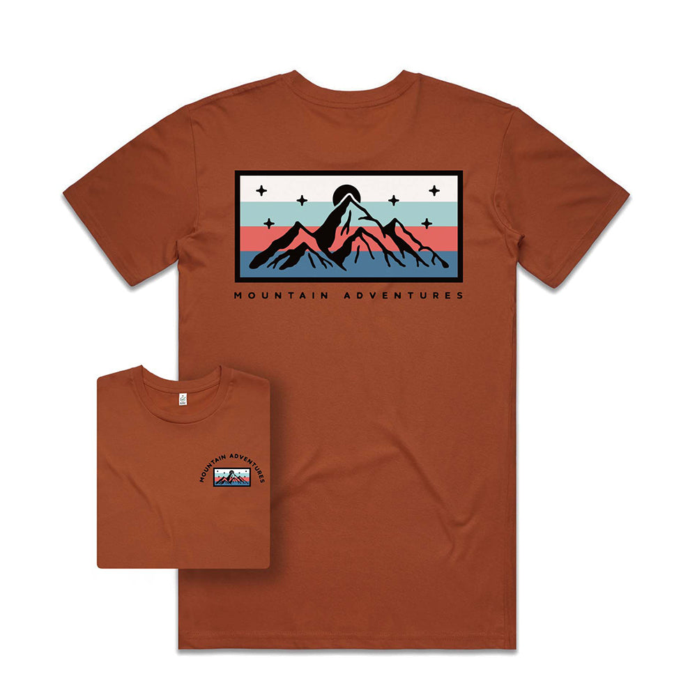 Mountain Adventures T-shirt / Back Print