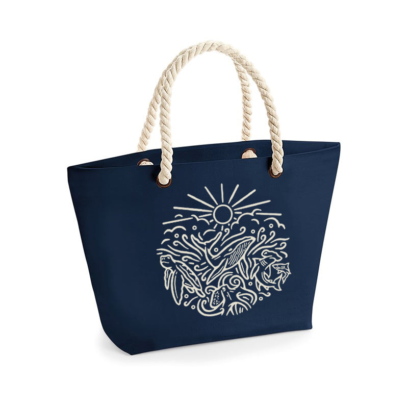 Ocean Inspired Beach Bag