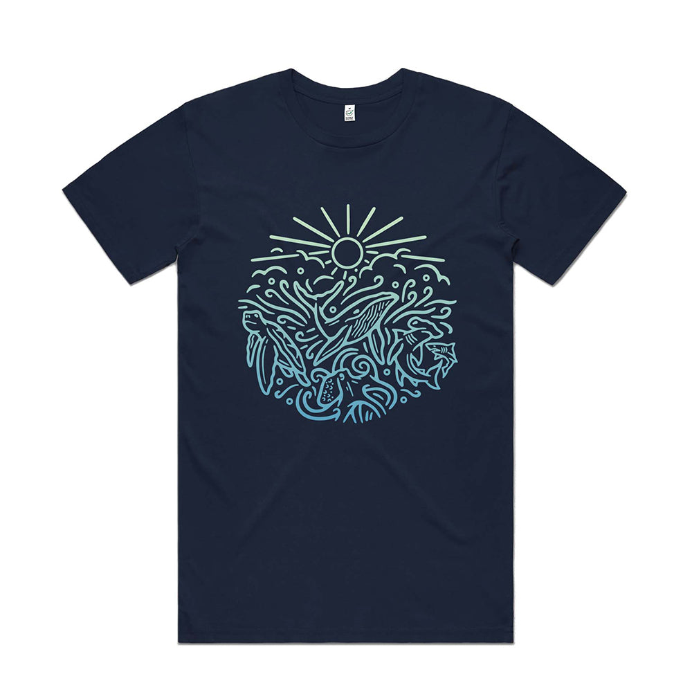 Ocean Inspired T-shirt / Front Print