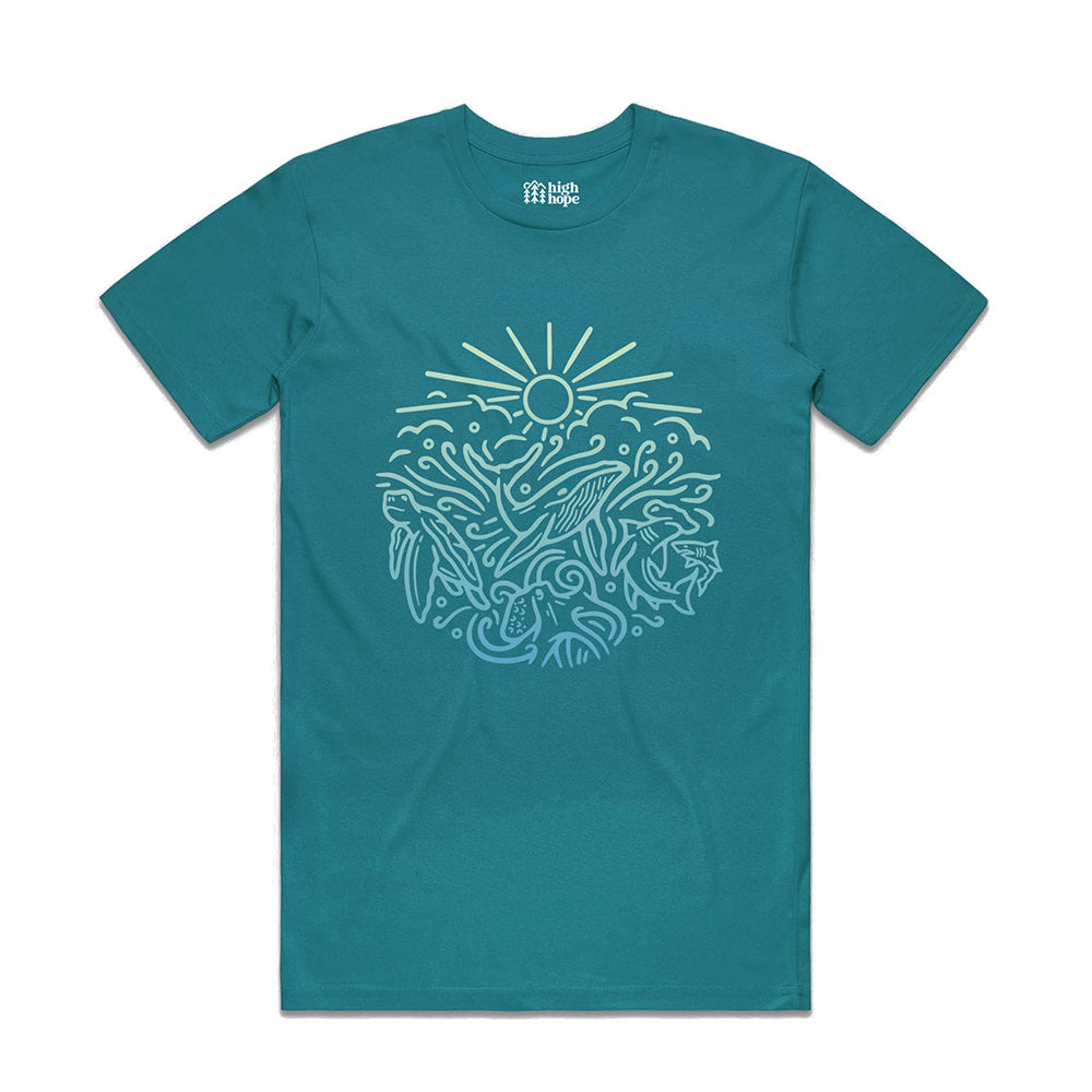 Ocean Inspired T-shirt / Front Print