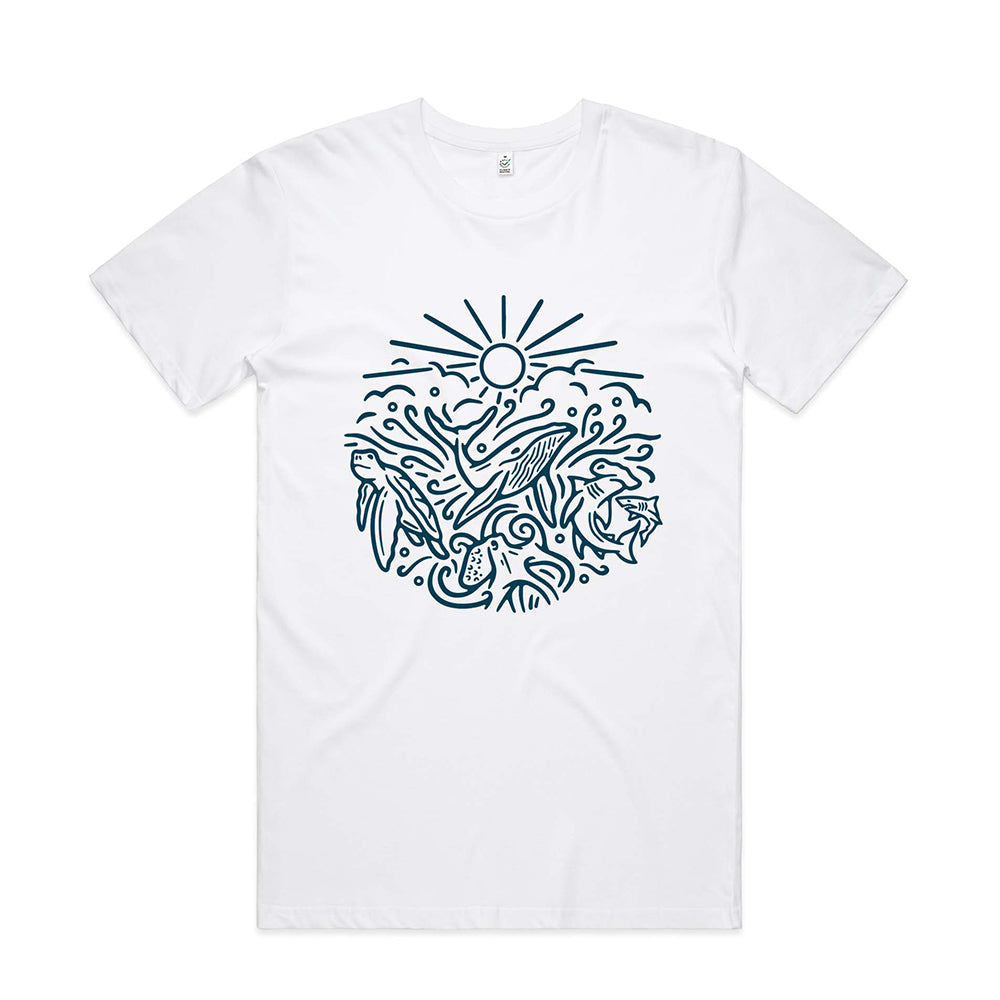 Ocean Inspired T-shirt / Front Print