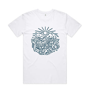 Ocean Inspired T-shirt / Front Print