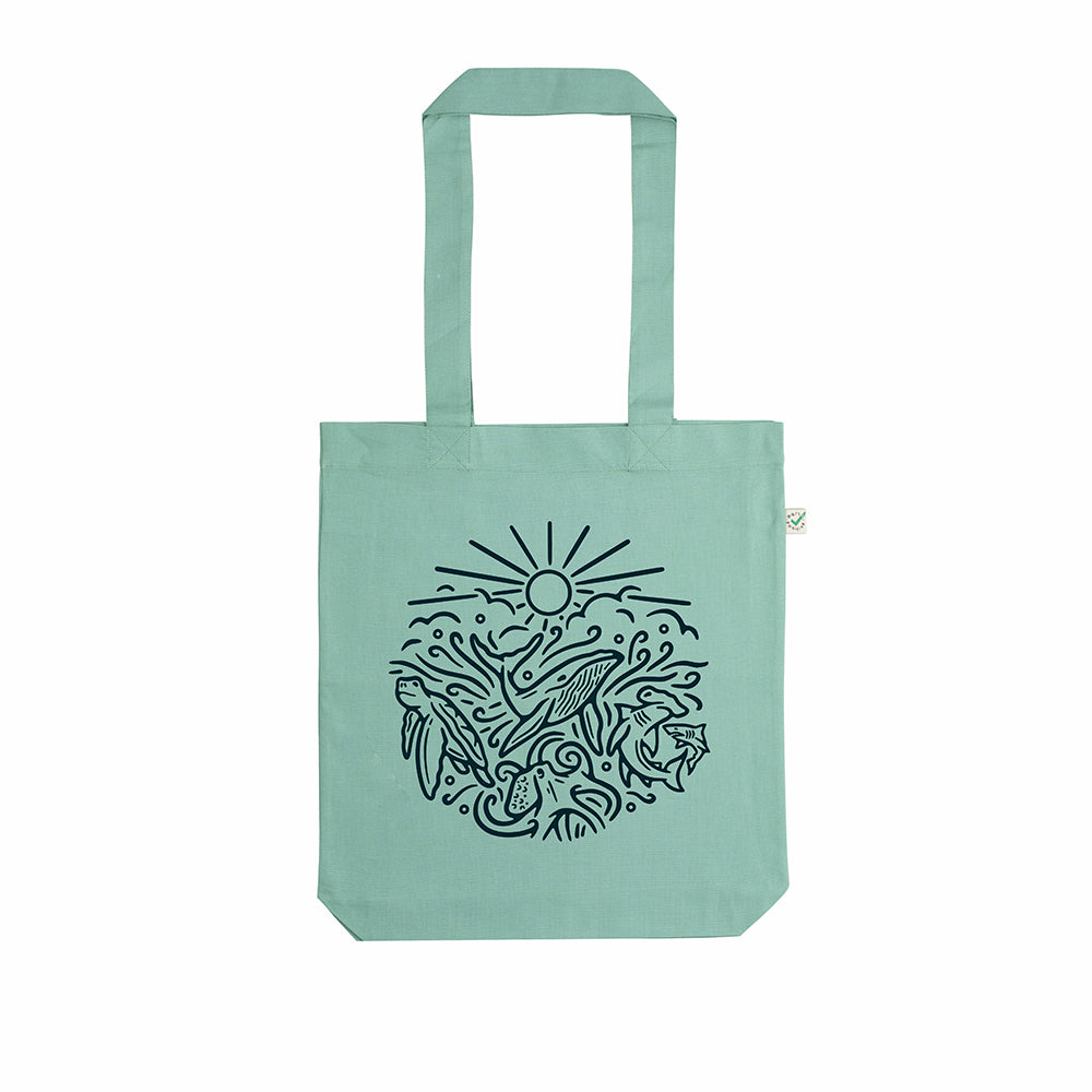 Ocean Inspired Tote Bag