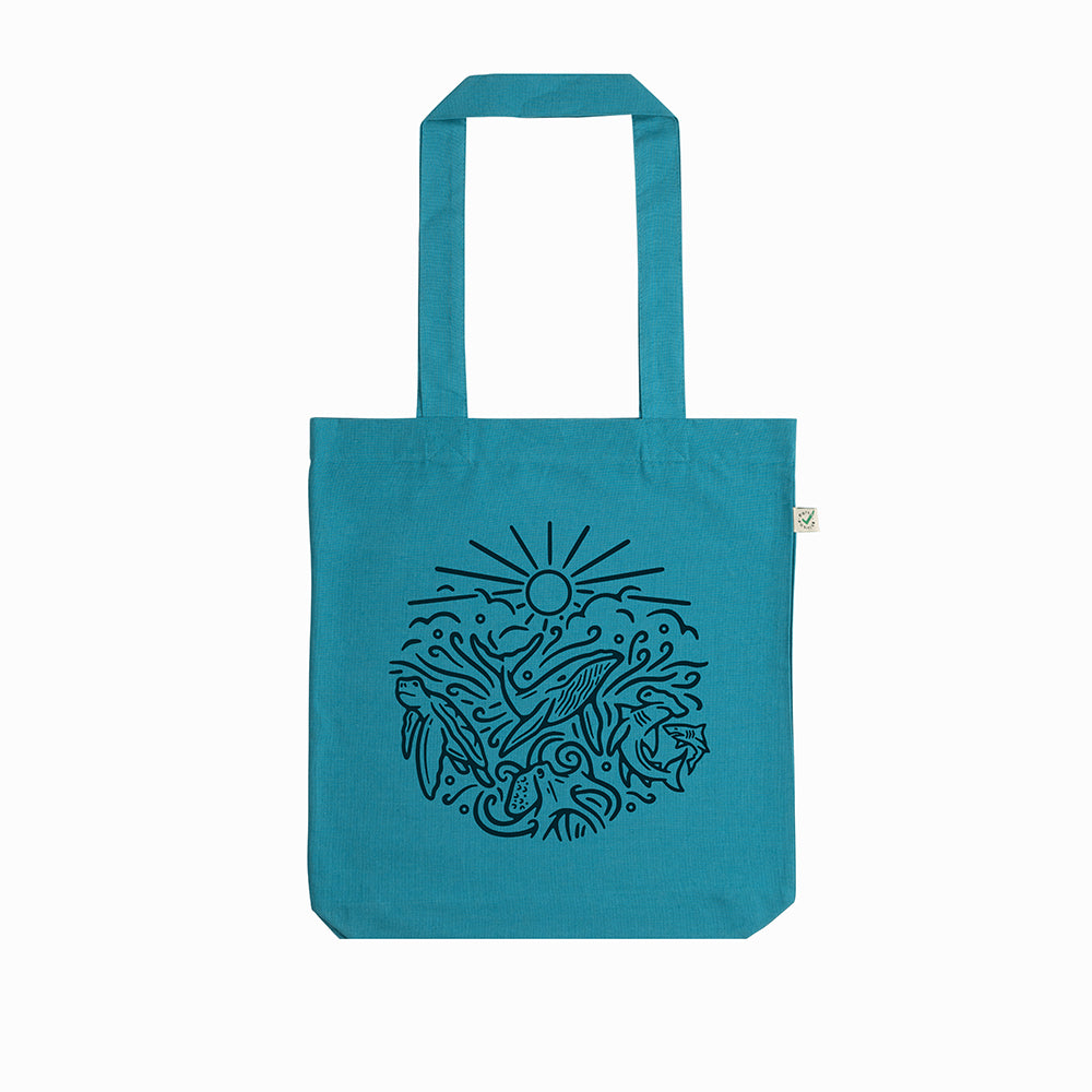 Ocean Inspired Tote Bag