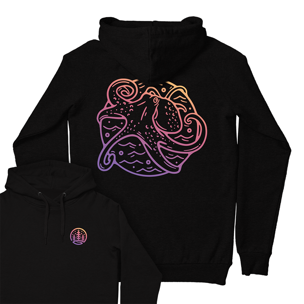 Octopus Scene Hoodie / Back Print