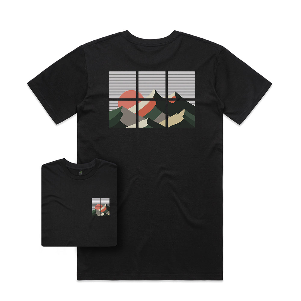 Over the Mountains T-shirt / Back Print