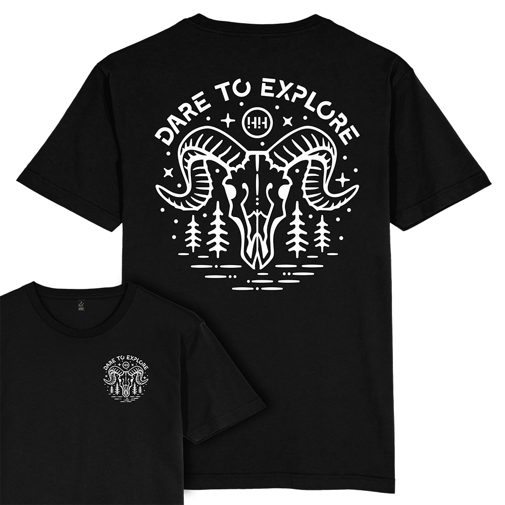 Ram Skull T-shirt / Back Print