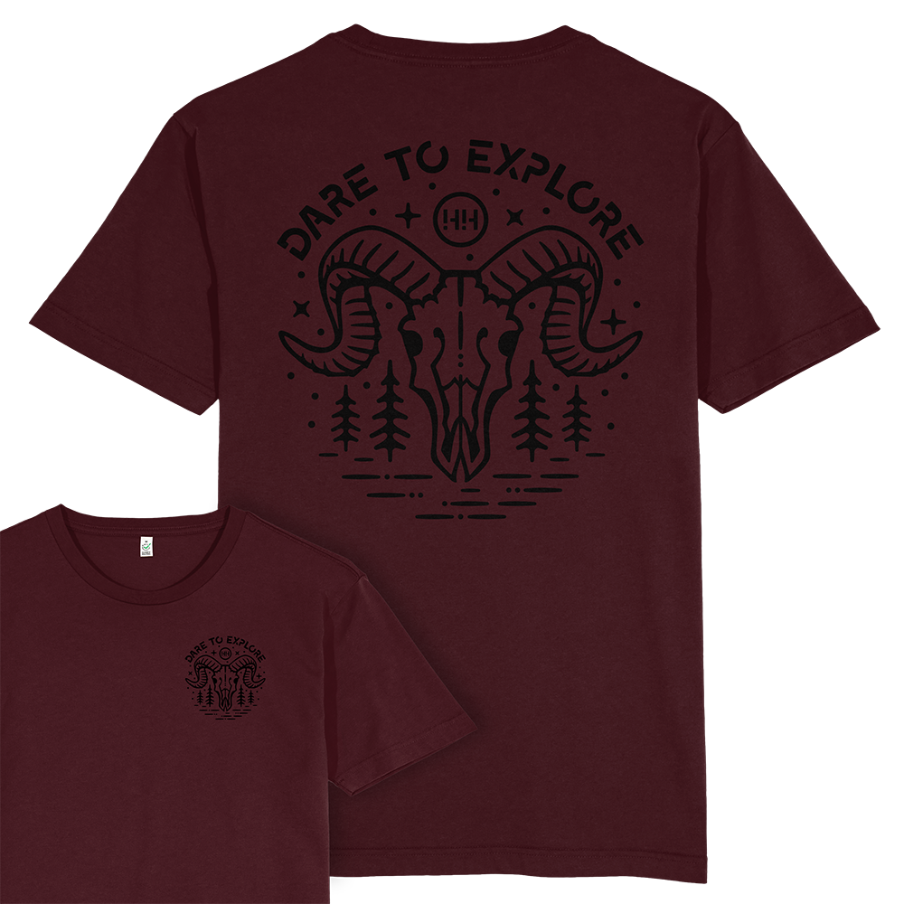 Ram Skull T-shirt / Back Print