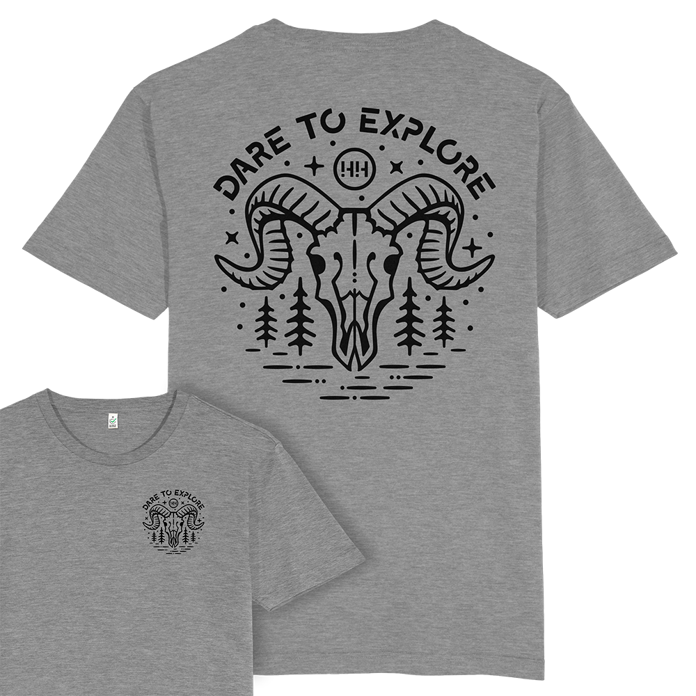 Ram Skull T-shirt / Back Print