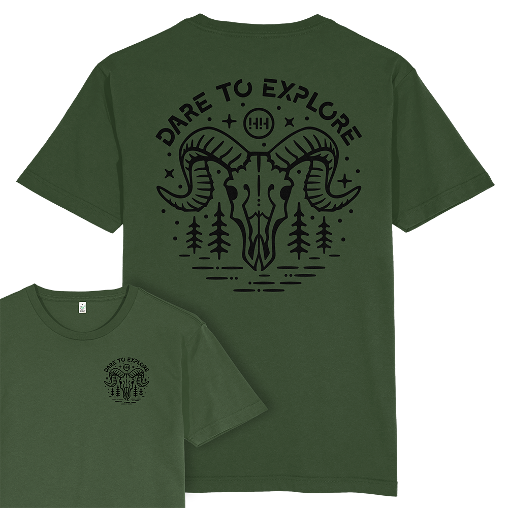 Ram Skull T-shirt / Back Print