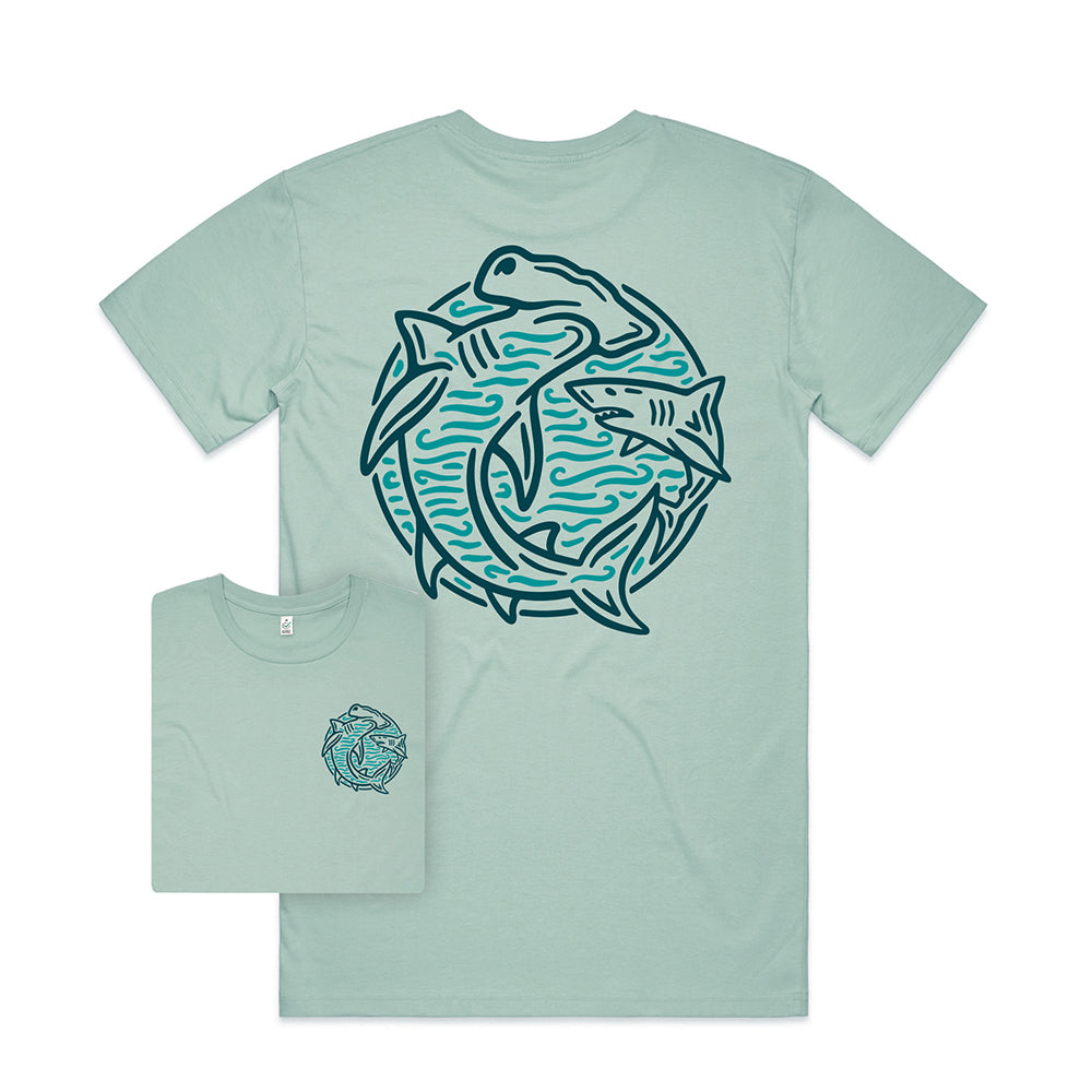 Shark Scene T-shirt / Back Print