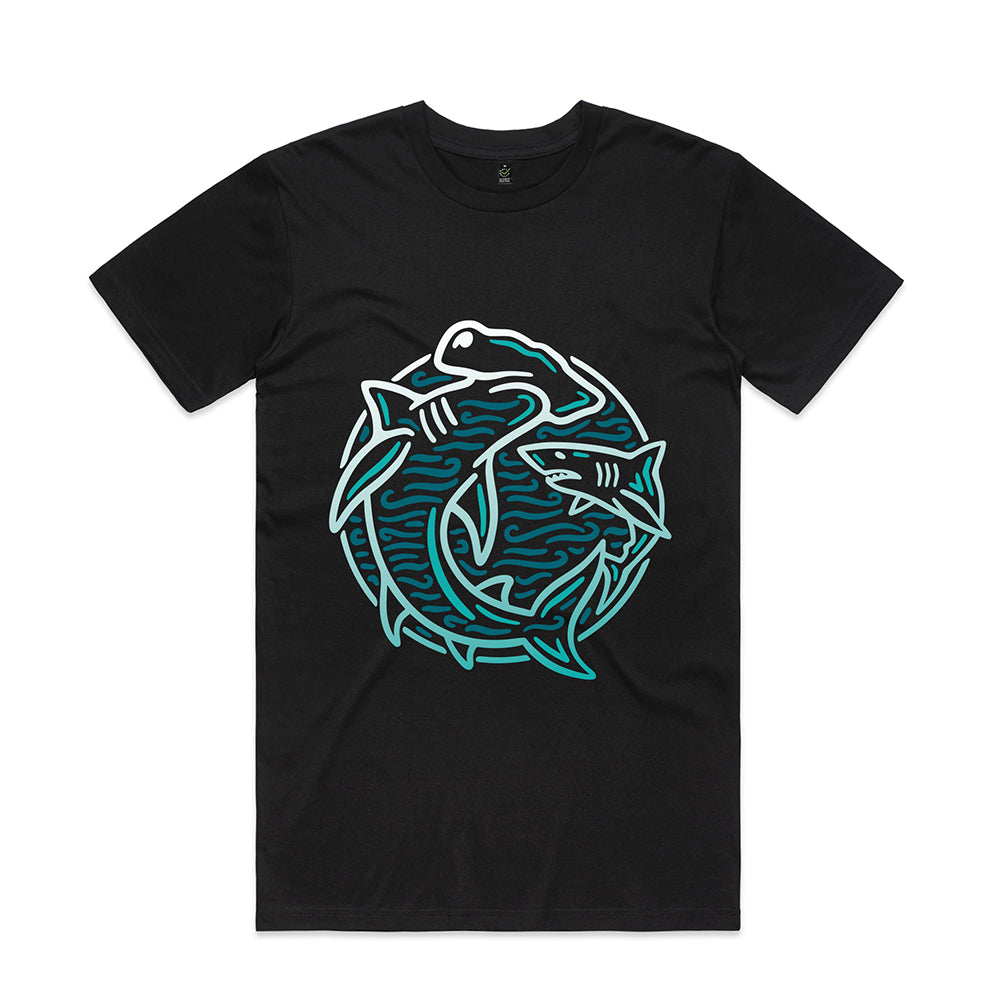 Shark Scene T-shirt / Front Print