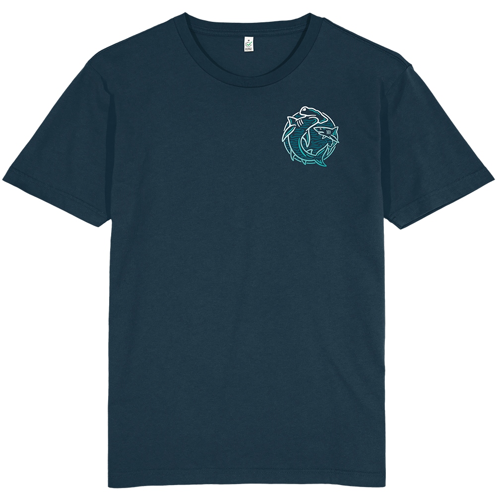 Shark Scene T-shirt / Pocket Print